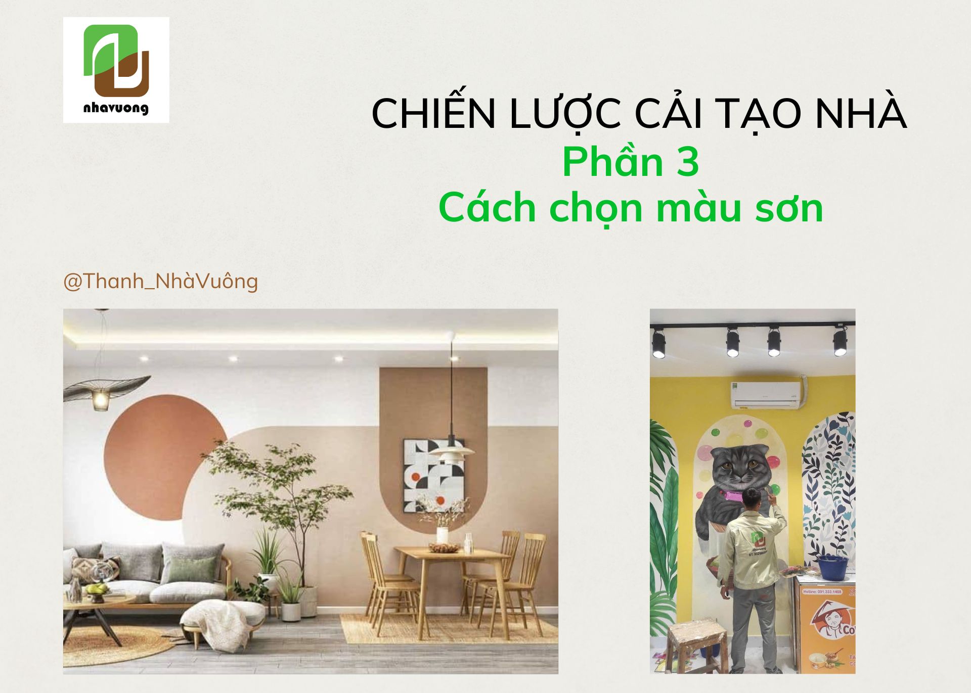 Chiến lược cải tạo nhà - Phần 3: Cách chọn màu sơn